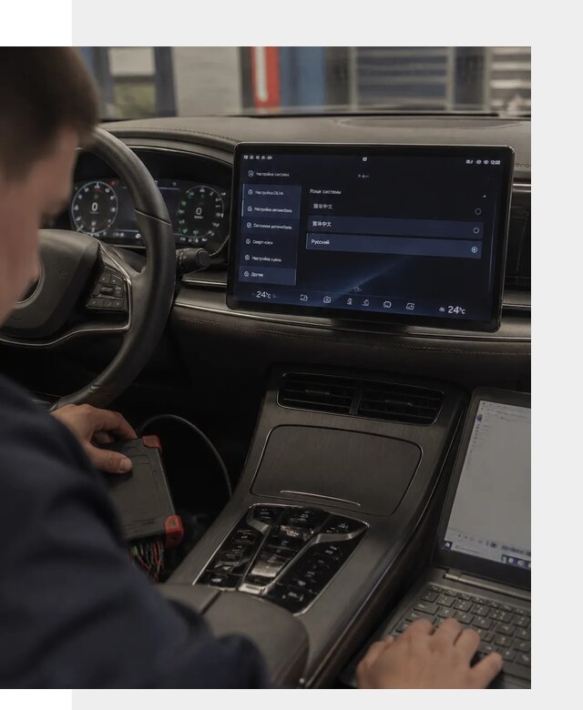 Русификация автомобиля BYD HAN для эксплуатации в Ялуторовске